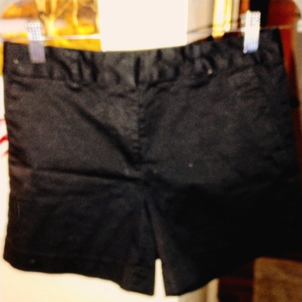 MICHEAL KORS BLACK CHINO SHORTS
